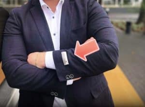 W&P-Promotion mit Leihsakko. Die Zeichen waren alle da...